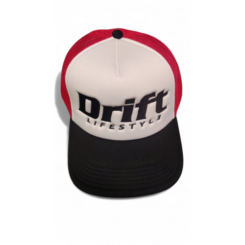 DRIFT LIFESTYLE TRUCKER sapka, piros / fekete